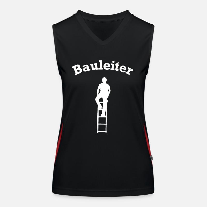 Construction Manager Construction Site Construction Sites Funny Women's Functional Contrast Tank Top