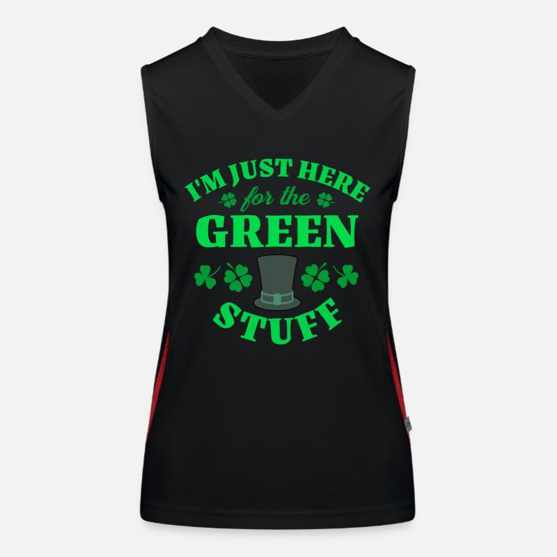 Fête de la Saint-Patrick Débardeur respirant contrasté Femme