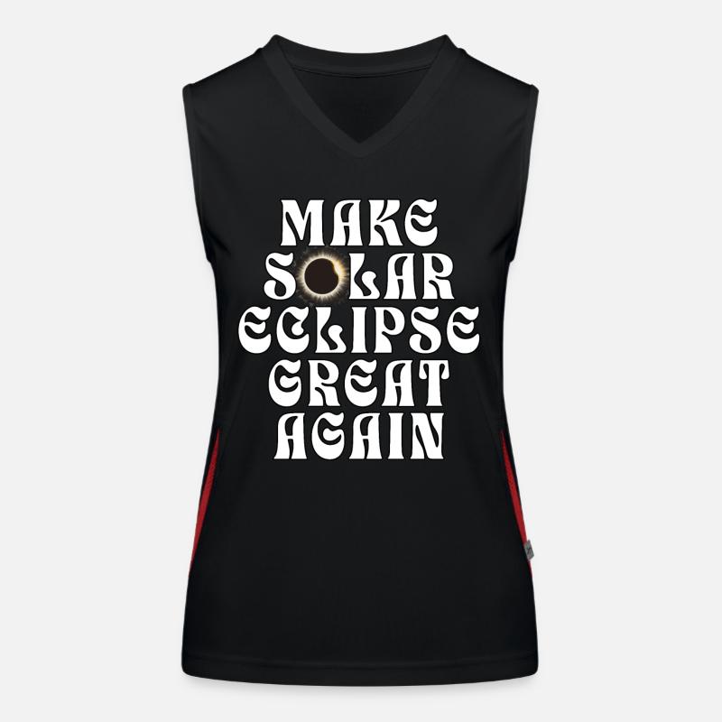 Solar Eclipse 2024 Women's Functional Contrast Tank Top