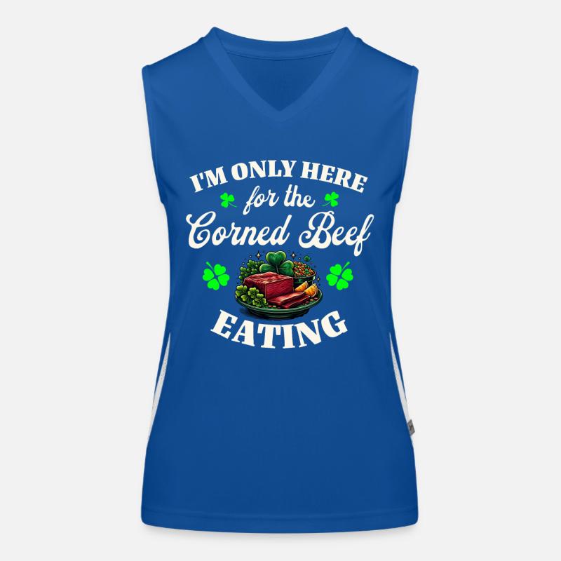Irisch Irland St. Patricks Day Funktionelles Kontrast-Tank Top für Frauen
