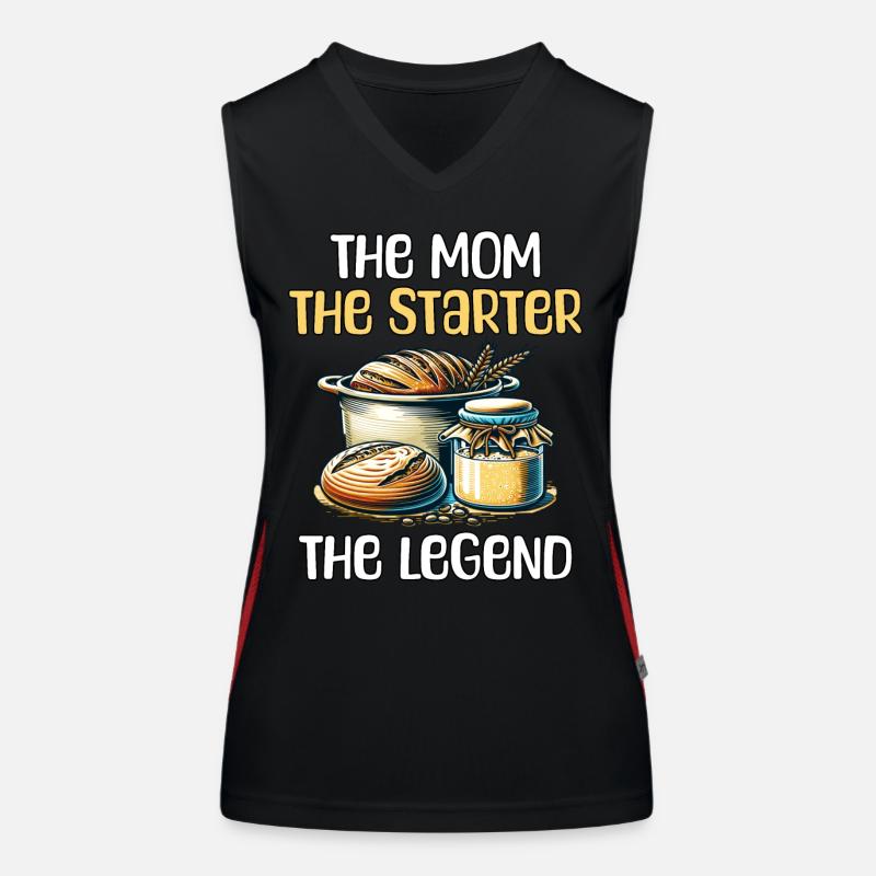 Sourdough Starter Women's Functional Contrast Tank Top