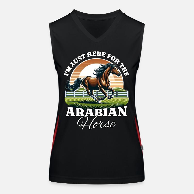 Cavalier arabe Débardeur respirant contrasté Femme