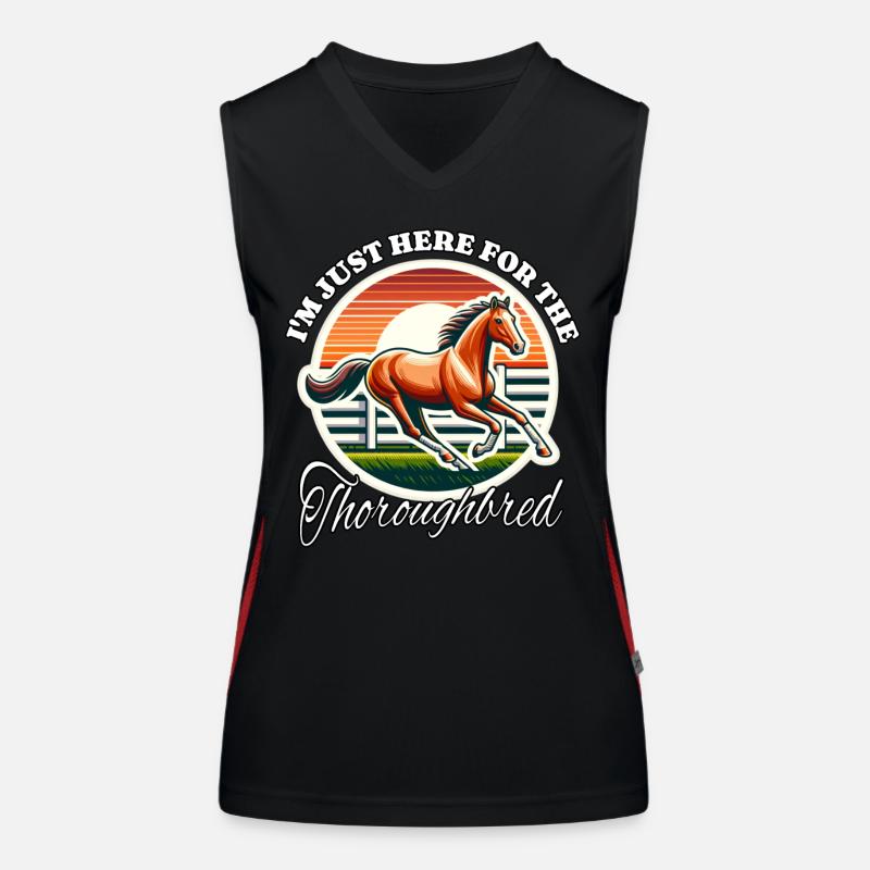 Cavalier pur-sang Débardeur respirant contrasté Femme