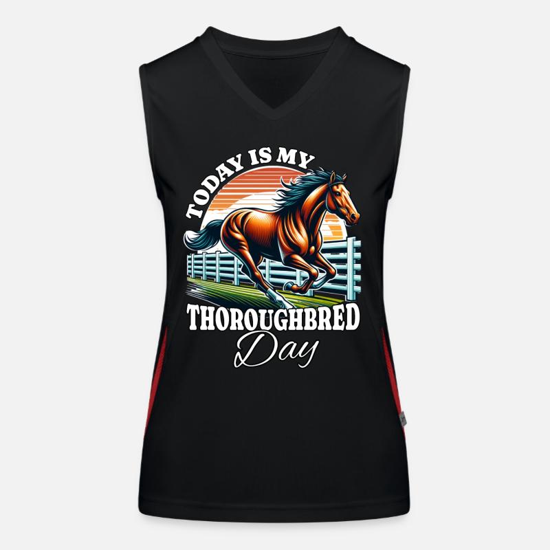 Thoroughbred Funktionelles Kontrast-Tank Top für Frauen