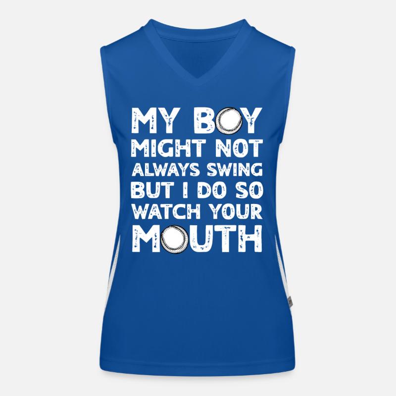 Baseball Boy Women's Functional Contrast Tank Top