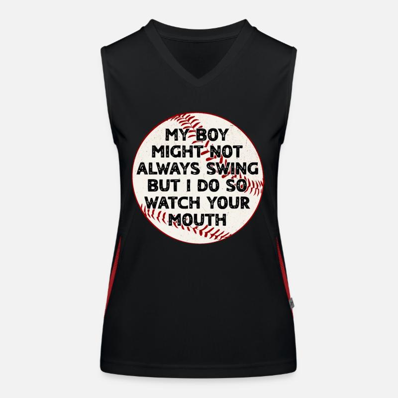 Baseball Boy Women's Functional Contrast Tank Top