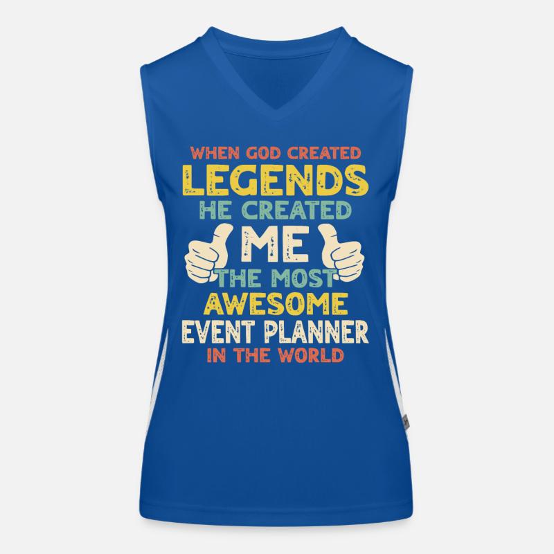 Event Planer Funktionelles Kontrast-Tank Top für Frauen