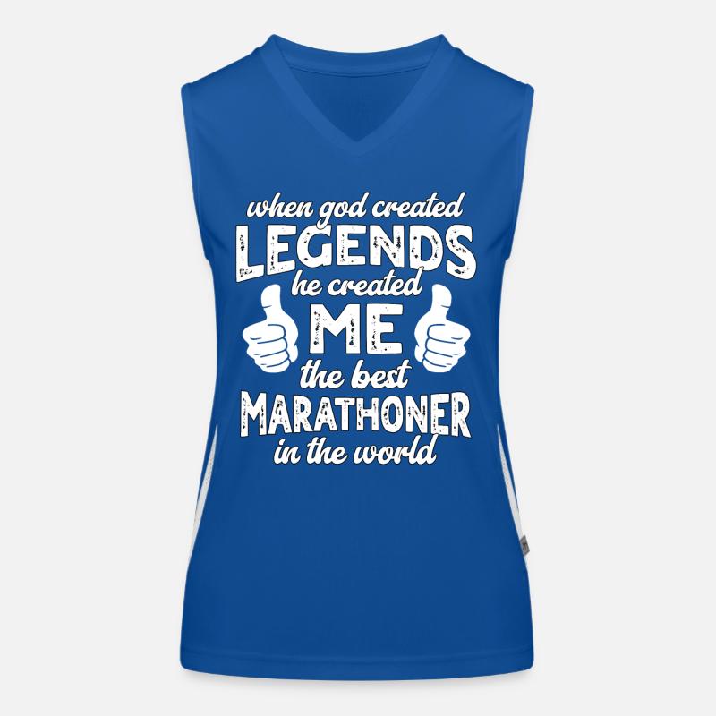 Best Marathon Runner Legend Women's Functional Contrast Tank Top