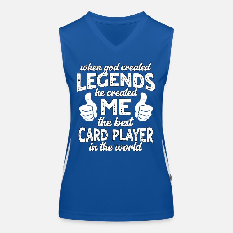 Best Card Player Legend Women's Functional Contrast Tank Top