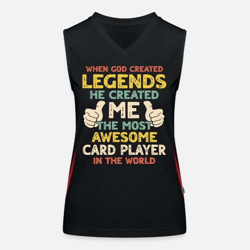 Card player Women's Functional Contrast Tank Top
