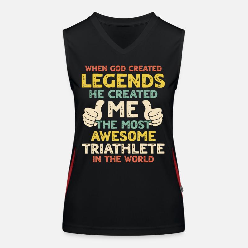 Triathlete Women's Functional Contrast Tank Top