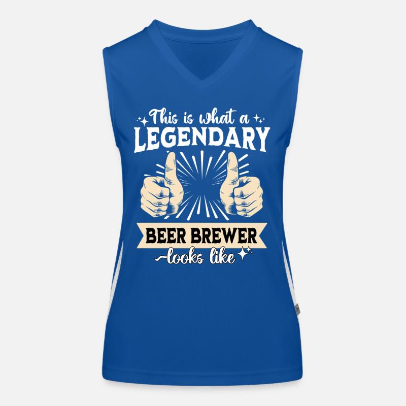 Legendary Beer Brewer Women's Functional Contrast Tank Top