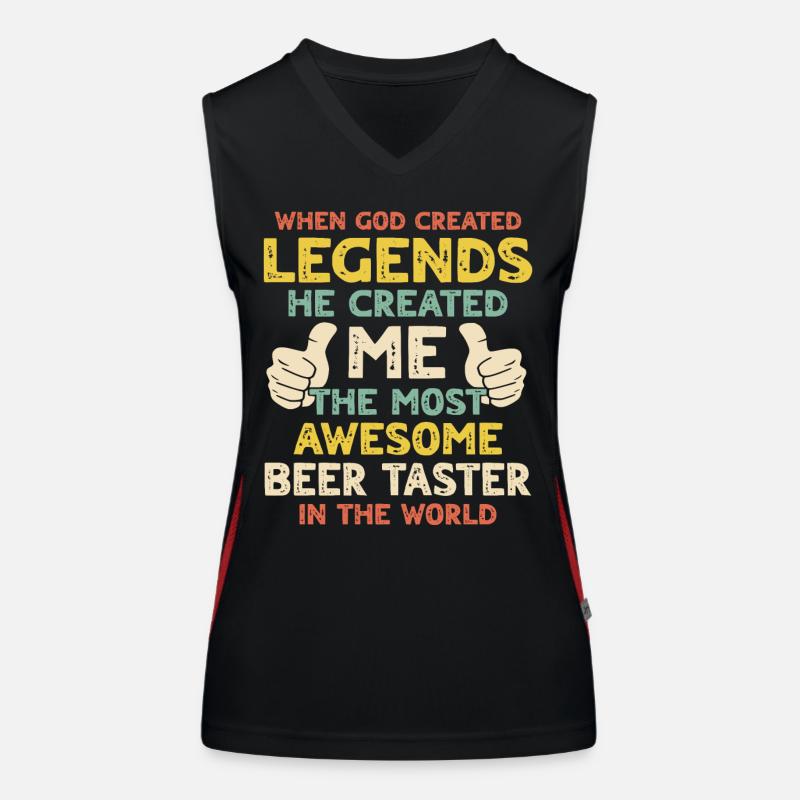 Beer tester Women's Functional Contrast Tank Top