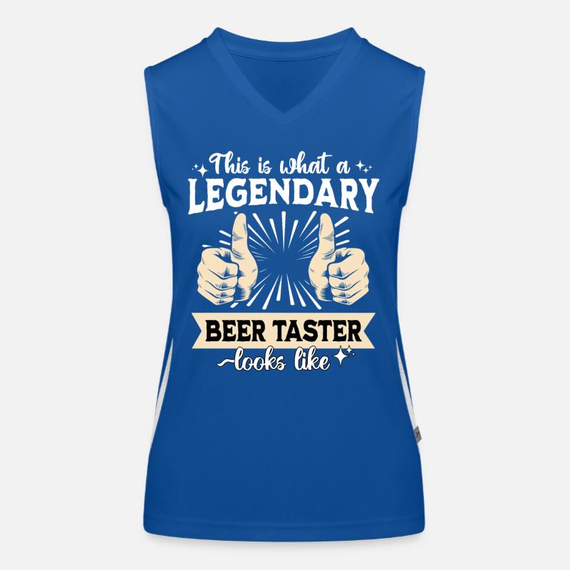 Legendary beer tester Women's Functional Contrast Tank Top