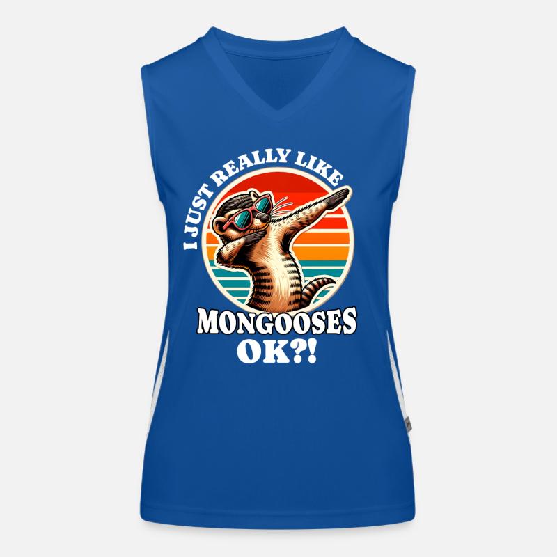 I love mongooses Women's Functional Contrast Tank Top