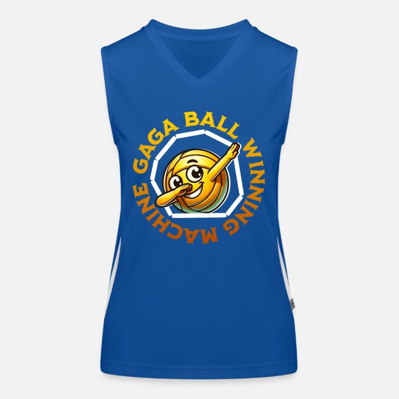 Gaga Ball Gewinner Funktionelles Kontrast-Tank Top für Frauen