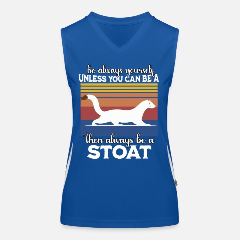 Ermine Saying Women's Functional Contrast Tank Top