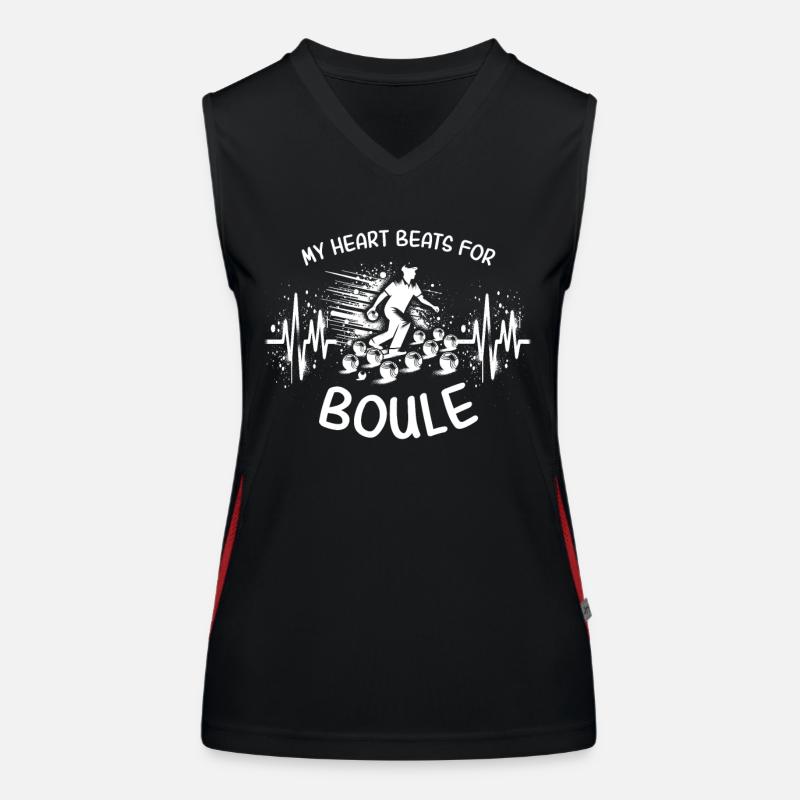 Boule ECG Débardeur respirant contrasté Femme