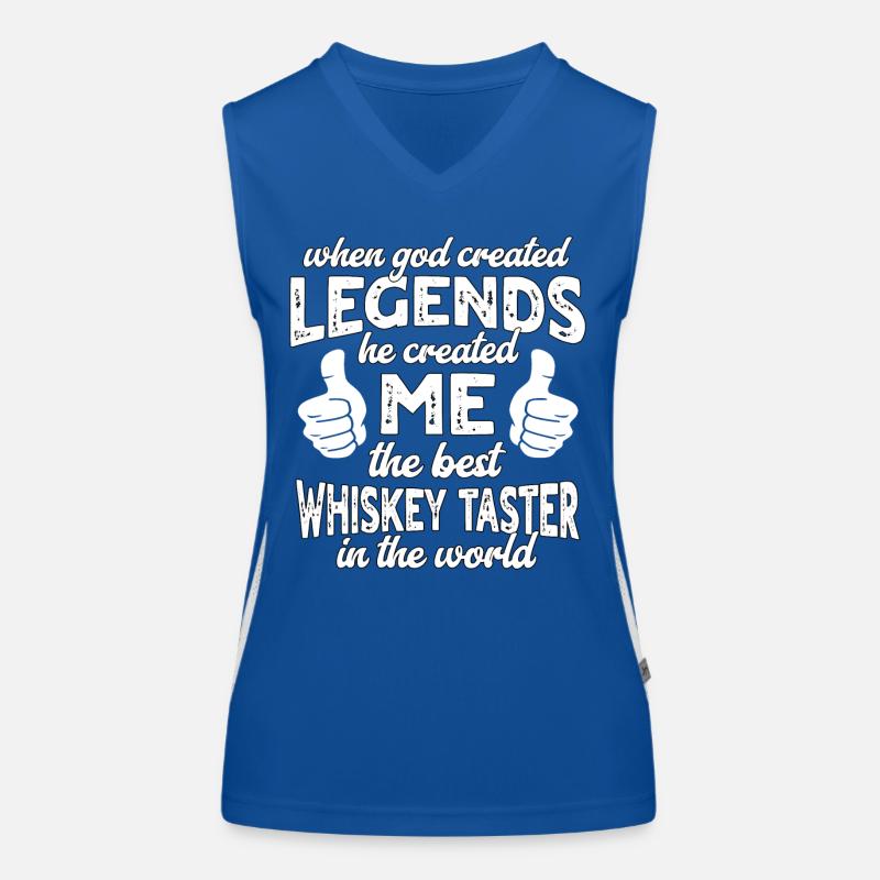 Bester Whiskey Trinker Legende Funktionelles Kontrast-Tank Top für Frauen