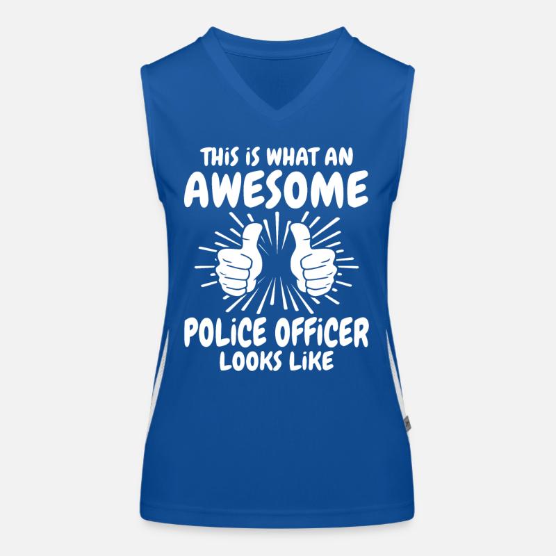 Policeman Women's Functional Contrast Tank Top