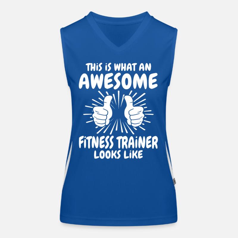 Fitnesstrainer Funktionelles Kontrast-Tank Top für Frauen