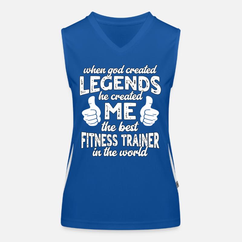 Bester Fitnesstrainer Legende Funktionelles Kontrast-Tank Top für Frauen