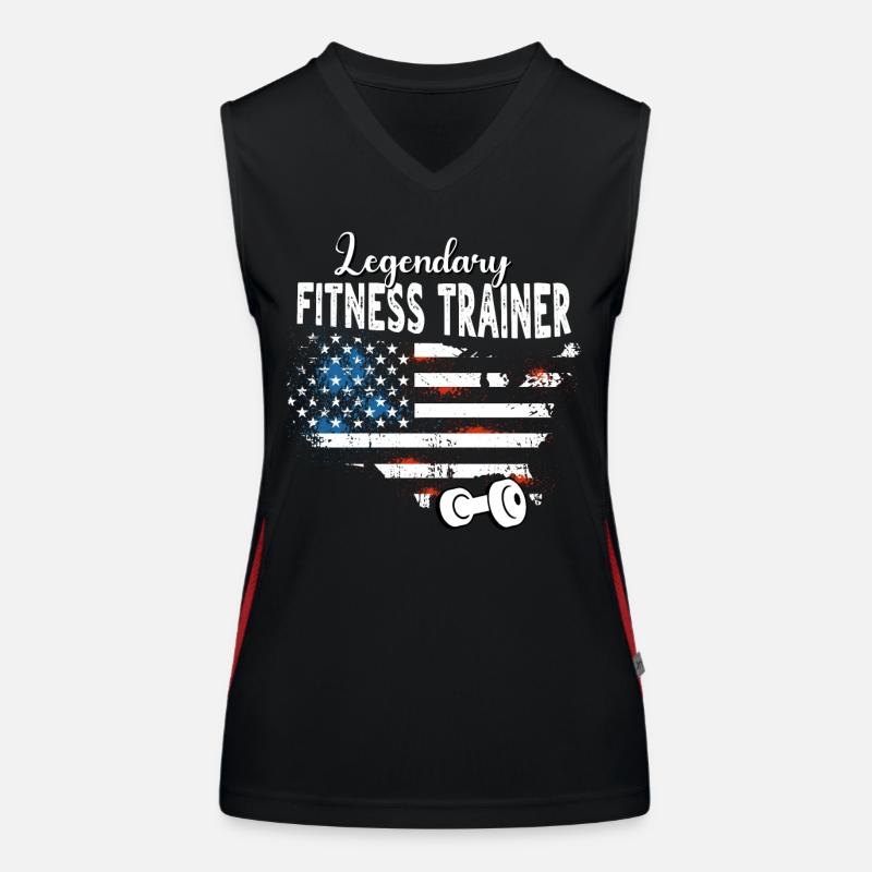 Fitnesstrainer US Funktionelles Kontrast-Tank Top für Frauen