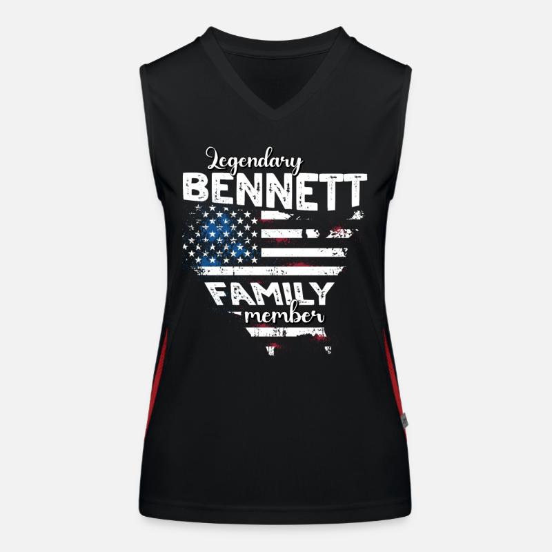 Family Bennett US Women's Functional Contrast Tank Top