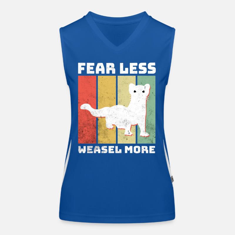 Weasel Sayings Women's Functional Contrast Tank Top