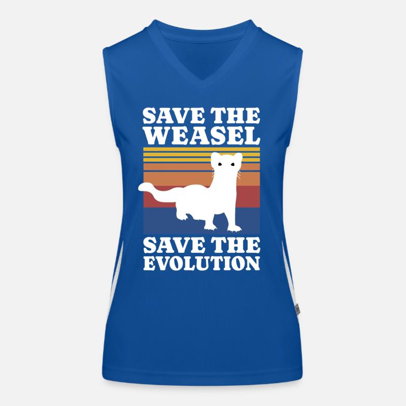 Save Weasel Women's Functional Contrast Tank Top