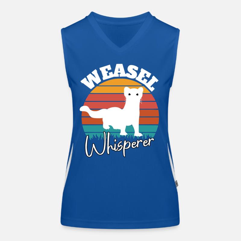 Chuchoteur de belette Débardeur respirant contrasté Femme