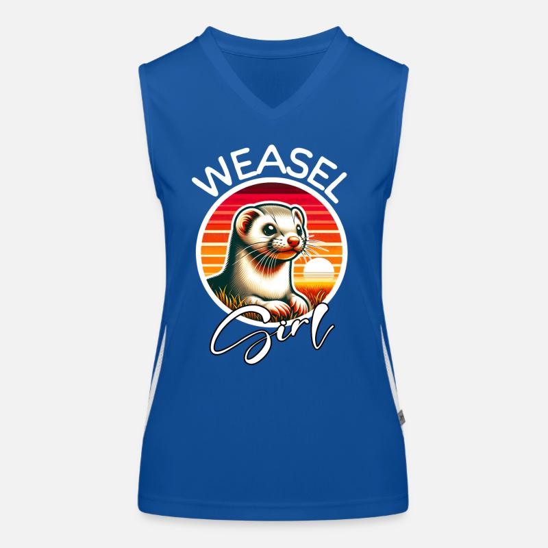 Fille belette Débardeur respirant contrasté Femme