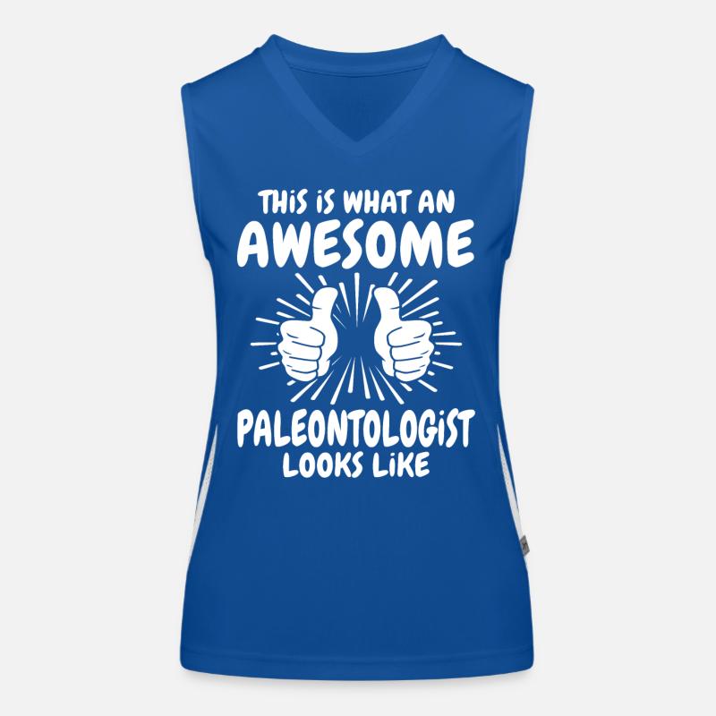 Paleontologe Funktionelles Kontrast-Tank Top für Frauen