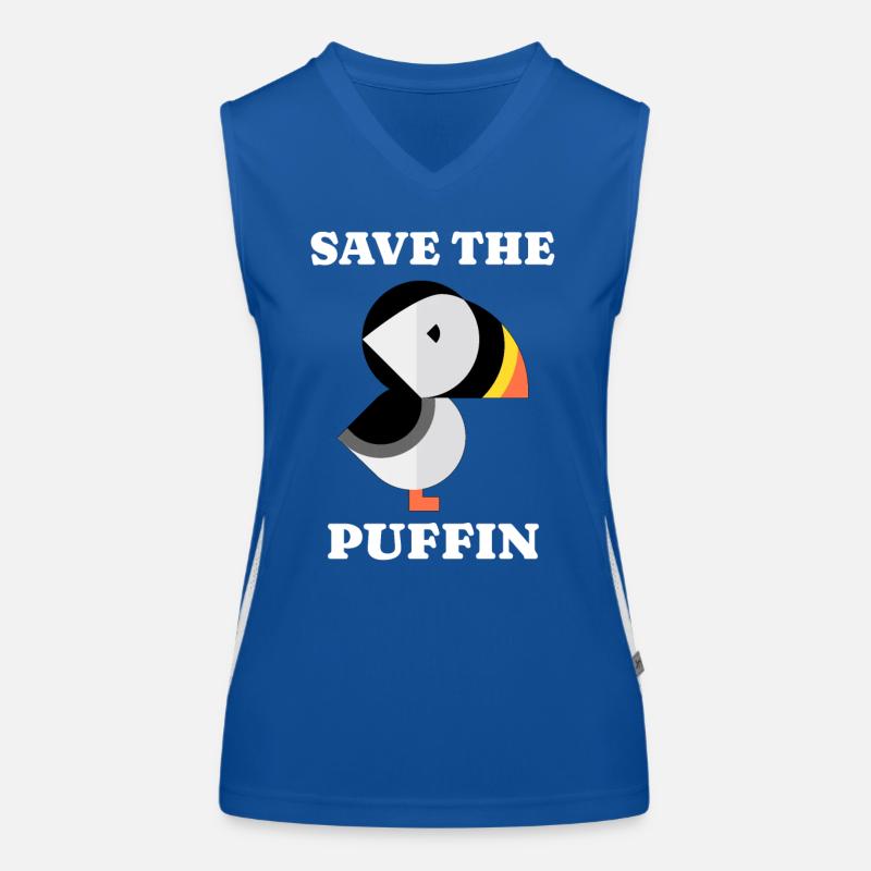 Save Puffin Women's Functional Contrast Tank Top
