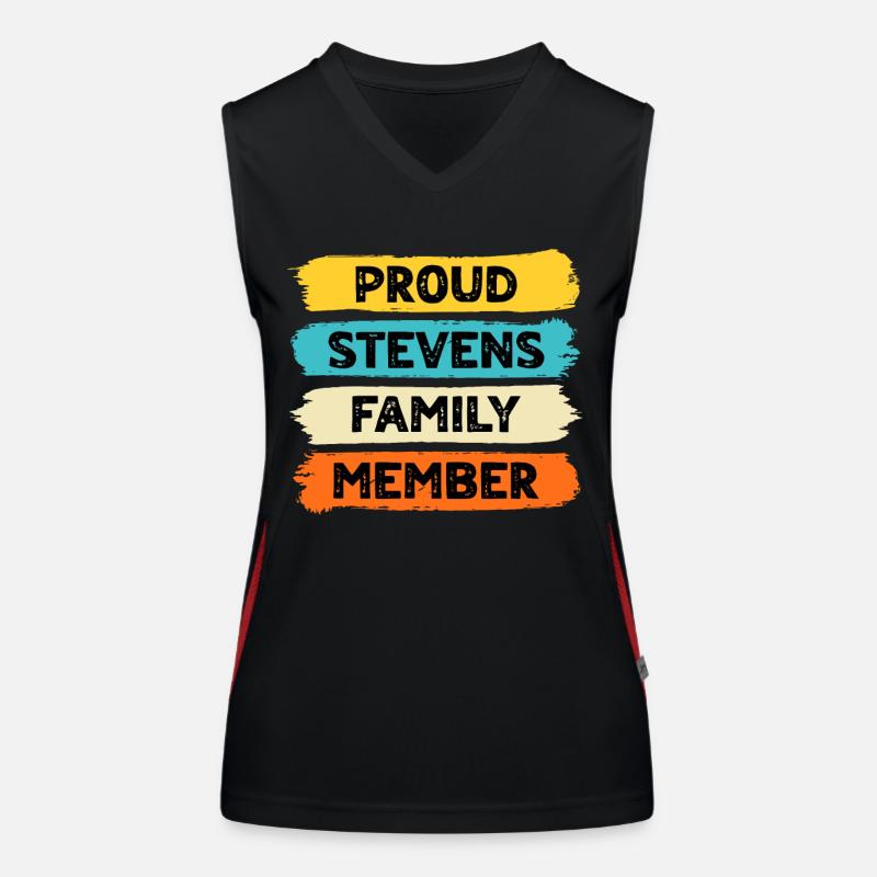 Trotse Stevens Functionele contrasterende tanktop voor vrouwen