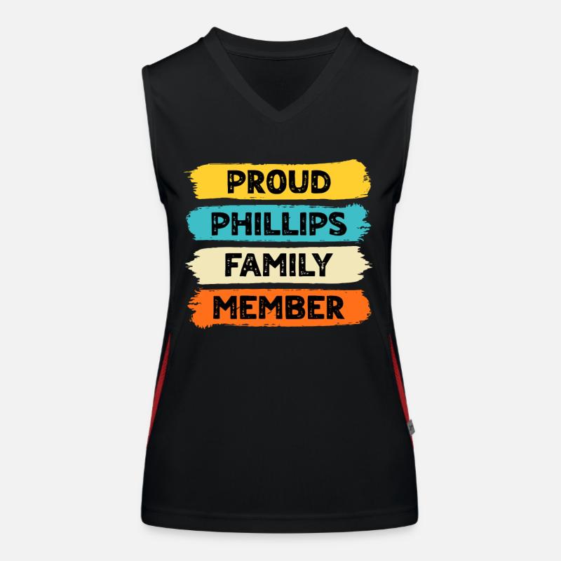 Fier Phillips Débardeur respirant contrasté Femme