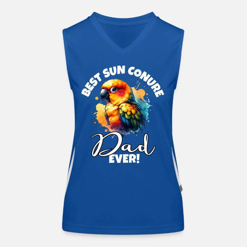 Bester Sun Conure Papa Funktionelles Kontrast-Tank Top für Frauen