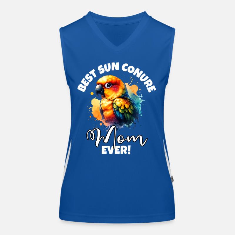 Beste Sun Conure Mama Funktionelles Kontrast-Tank Top für Frauen