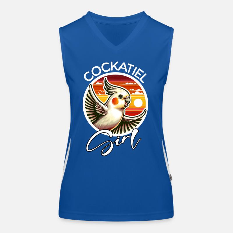 Fille calopsitte Débardeur respirant contrasté Femme