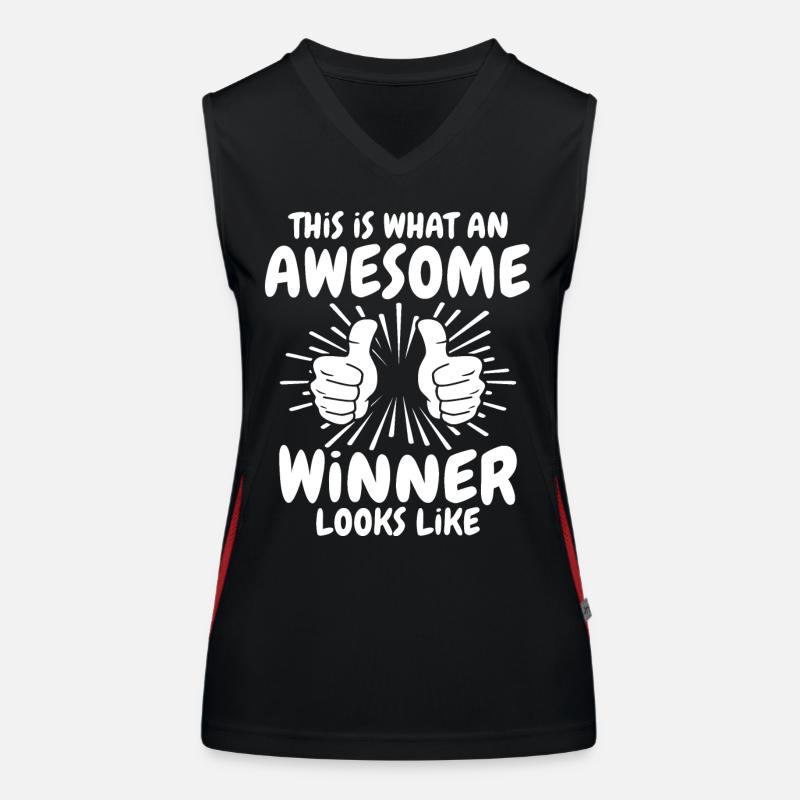 Gewinner Funktionelles Kontrast-Tank Top für Frauen