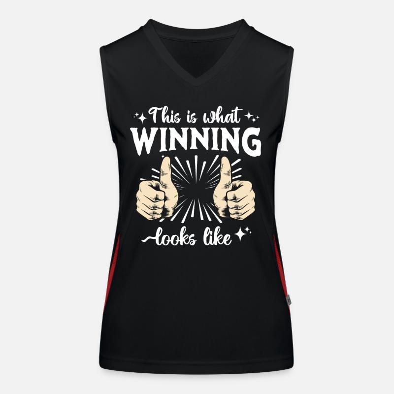 Legendärer Gewinner Funktionelles Kontrast-Tank Top für Frauen