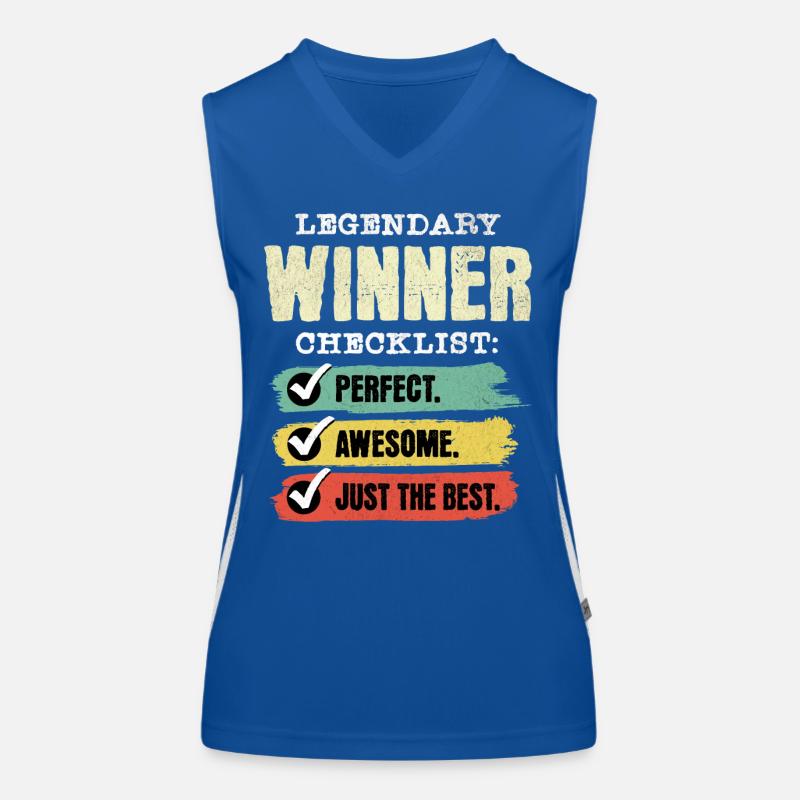 Gagnant Gewinner Débardeur respirant contrasté Femme