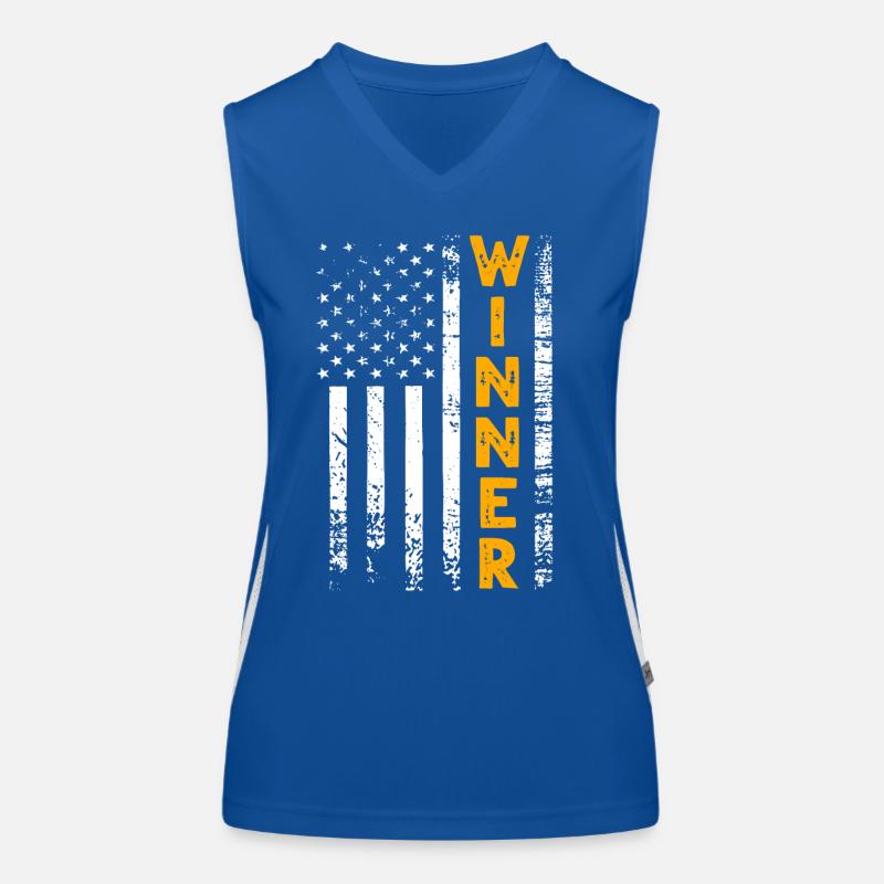 Gewinner Winner Funktionelles Kontrast-Tank Top für Frauen