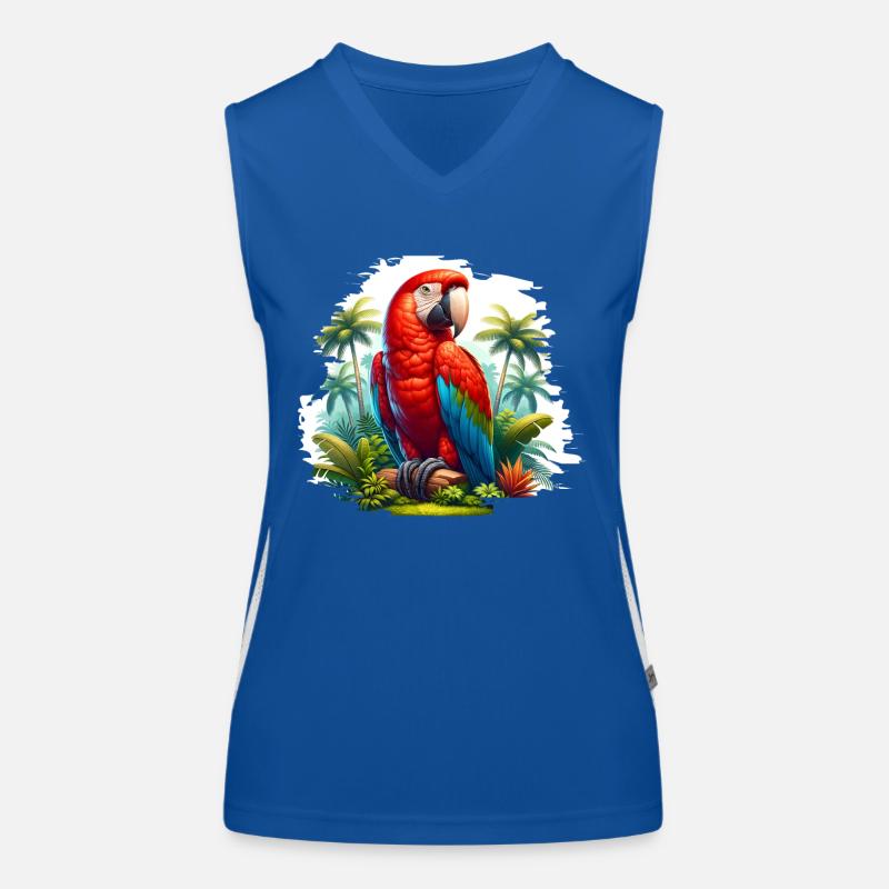 Perroquet Débardeur respirant contrasté Femme
