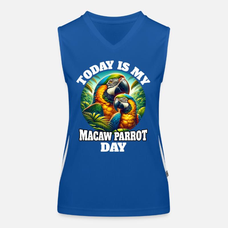 Parrot Sayings Women's Functional Contrast Tank Top