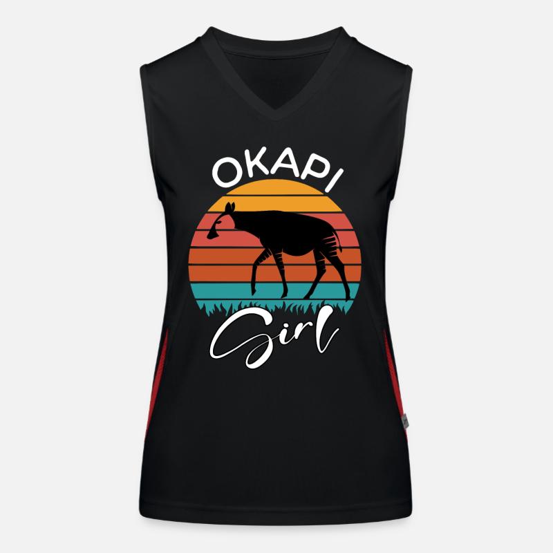 Fille Okapi Débardeur respirant contrasté Femme