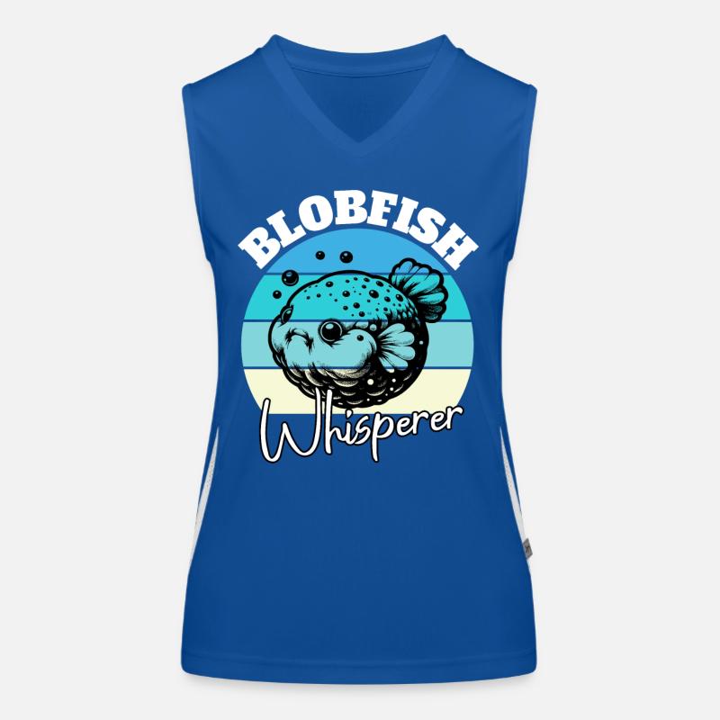 Blobfish Whisperer Women's Functional Contrast Tank Top
