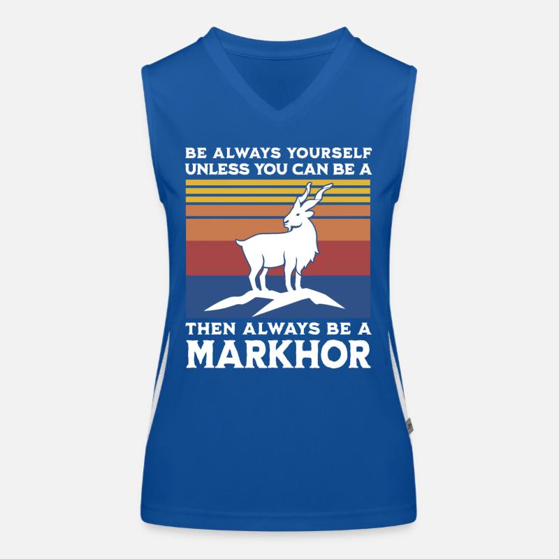Screw Goat Saying Women's Functional Contrast Tank Top
