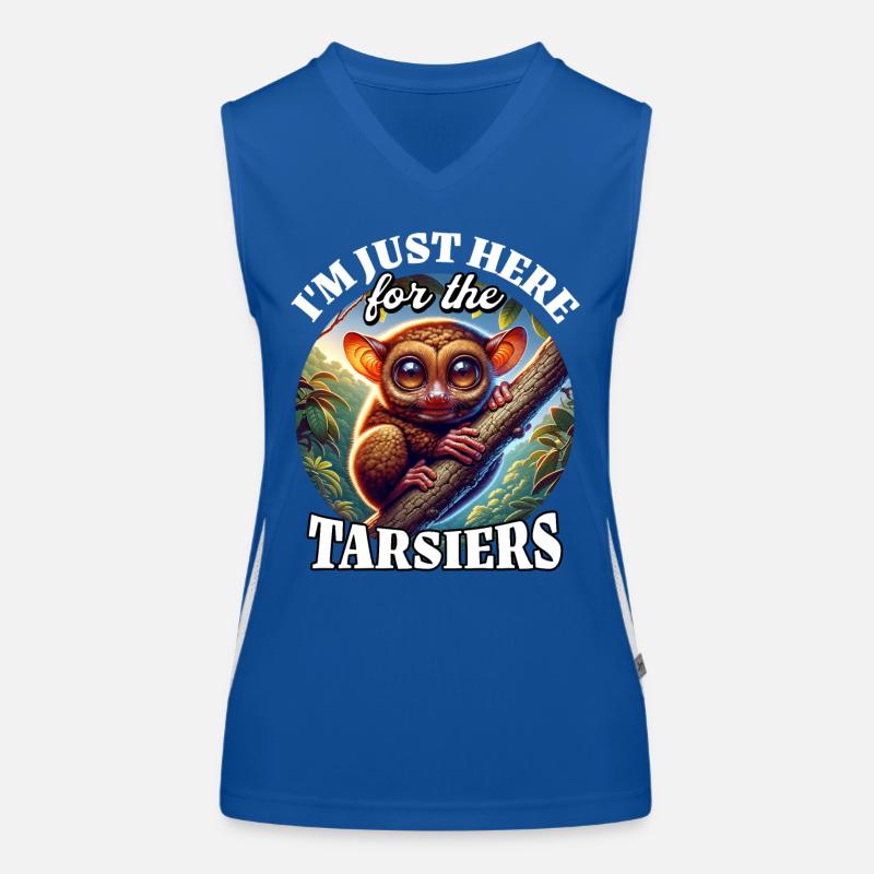 Drôles de dictons de tarsier Débardeur respirant contrasté Femme