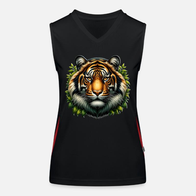 Tigre de Malaisie Débardeur respirant contrasté Femme